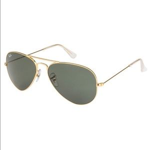 Ray-Ban Aviator Classic Gold and Green 55mm